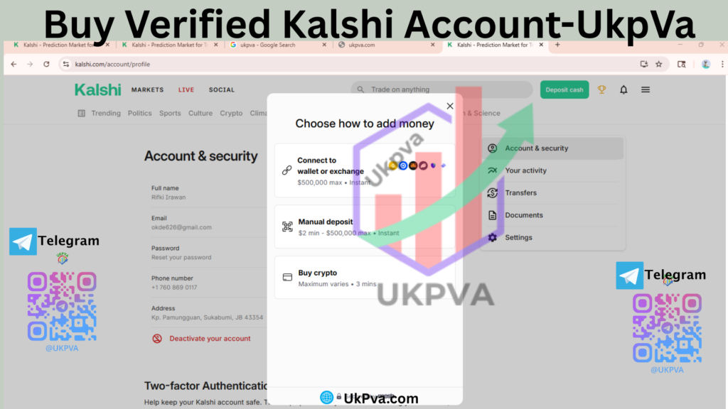 Buy Verified Kalshi Account -UkPva 