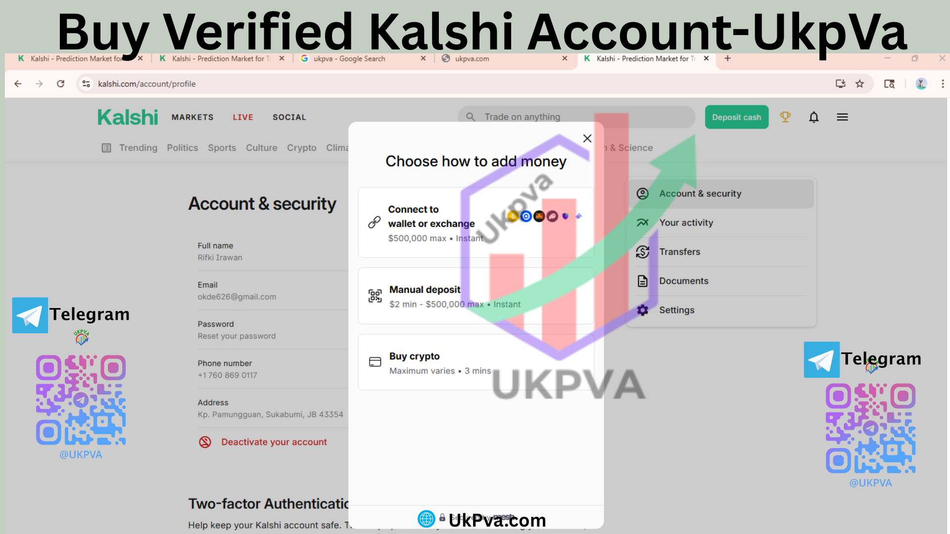 Buy Verified Kalshi Account -UkPva