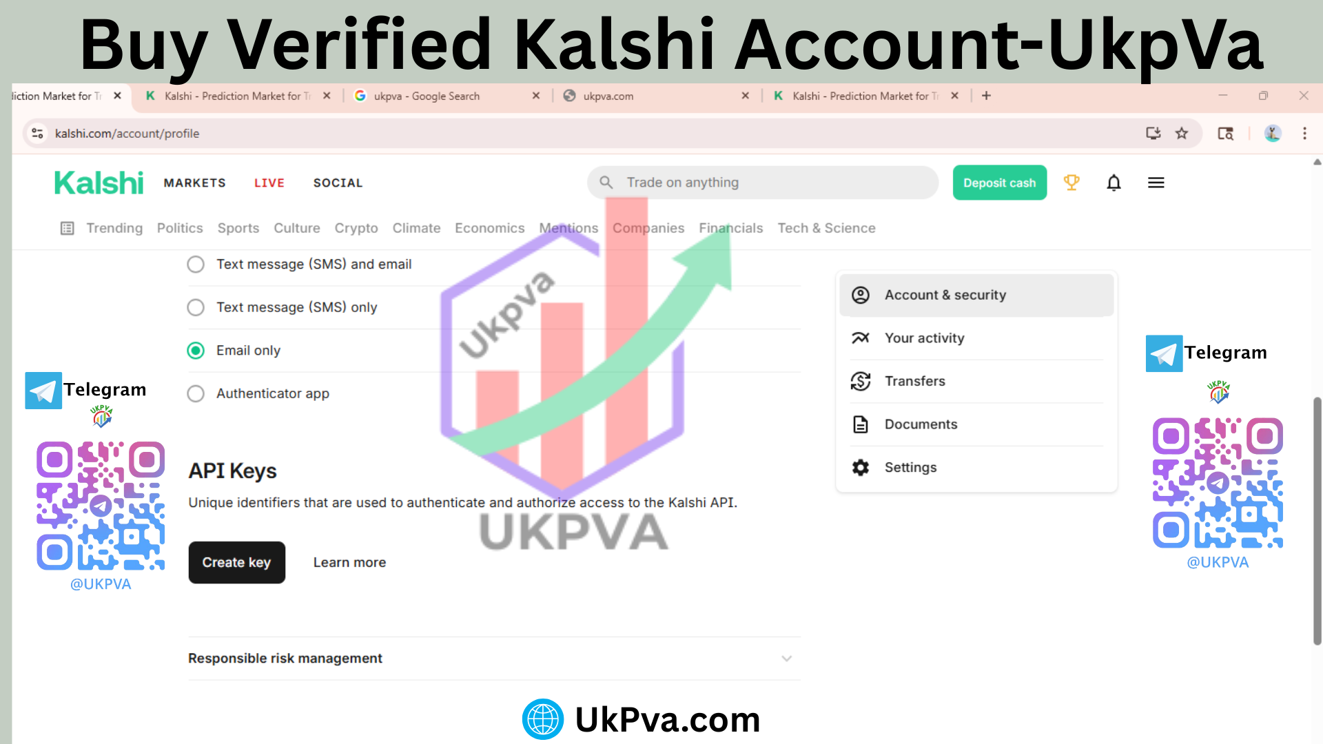 Buy Verified Kalshi Account -UkPva